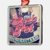 Crab Pot restaurant Metalen Ornament (Links)