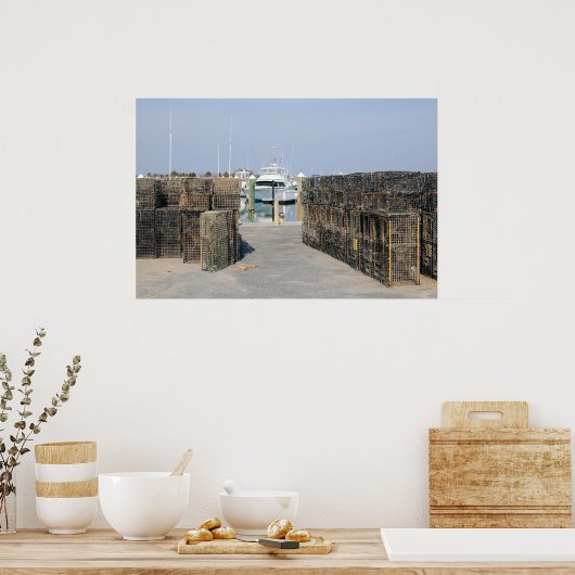 Crab Pots Poster (Keuken)
