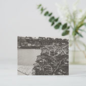 Crab pots, Whitby Harbour, North Yorkshire. Briefkaart (Staand voorkant)