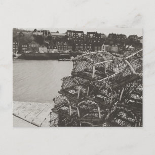 Crab pots, Whitby Harbour, North Yorkshire. Briefkaart