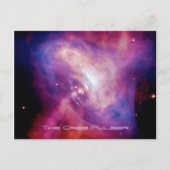 Crab Pulsar Time Lapse - Neutron Star Briefkaart (Voorkant)