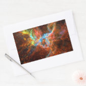 Crab Pulsar Time Lapse - Neutron Star Rechthoekige Sticker (Envelop)