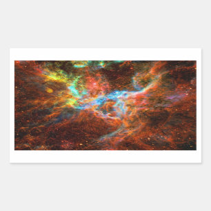 Crab Pulsar Time Lapse - Neutron Star Rechthoekige Sticker