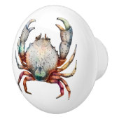 Crab Rainbow Keramische Knop (Rechts)