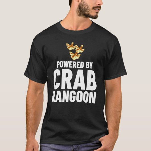 Crab Rangoon Cream Cheese Wontons Dip Sauce Chines T-shirt (Voorkant)