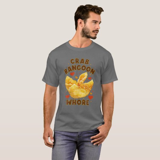 Crab Rangoon W.H.O.R.E Crab Rangoon Lovers T-shirt (Voorkant volledig)