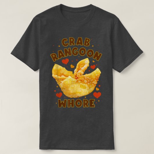 Crab Rangoon W T-shirt (Design voorkant)