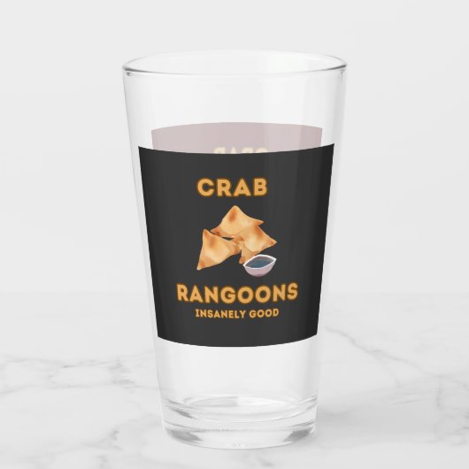 Crab Rangoon Waanzinnig goed Glas (Achterkant)