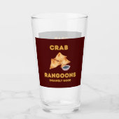 Crab Rangoon Waanzinnig goed Glas (Voorkant)