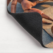 Crab Reading a Message on a Beach Muismat (Hoek)