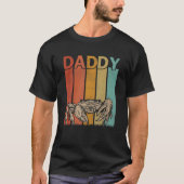 Crab Retro Style  Papa Grafisch vaders Da T-shirt (Voorkant)
