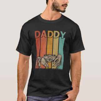 Crab Retro Style  Papa Grafisch vaders Da T-shirt