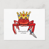Crab Royalty met mes, MeWarriorWoman op Twitch Briefkaart (Voorkant)