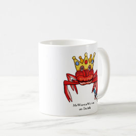 Crab Royalty met mes, MeWarriorWoman op Twitch Koffiemok
