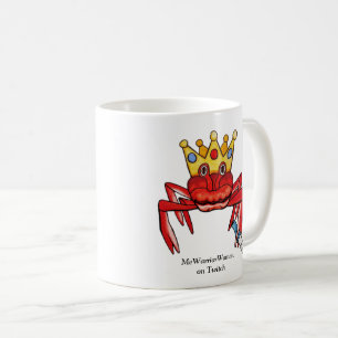 Crab Royalty met mes, MeWarriorWoman op Twitch Koffiemok