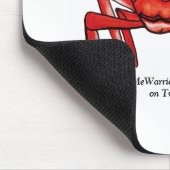 Crab Royalty met mes, MeWarriorWoman op Twitch Muismat (Hoek)