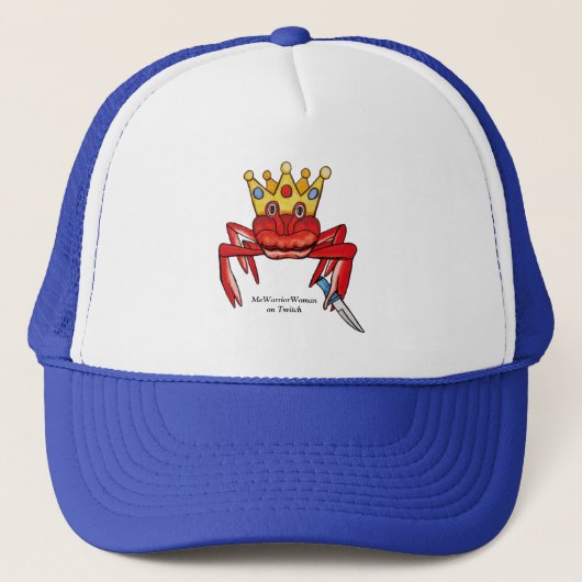 Crab Royalty met mes, MeWarriorWoman op Twitch Trucker Pet (Voorkant)