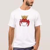 Crab Royalty, MeWarriorWoman op Twitch T-shirt (Voorkant)