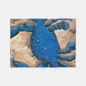 Crab, Scallop en Starfish Fleece Blanket Deken (Voorkant (Horizontaal))