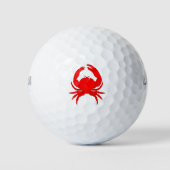 Crab-schattig-krabben-oceaansponsbob-grappig-carto Golfballen (Voorkant)