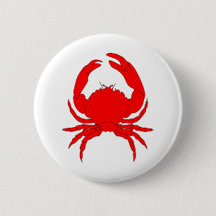 Crab-schattig-krabben-oceaansponsbob-grappig-carto Ronde Button 5,7 Cm