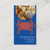 Crab Seafood Broil Restaurant Visitekaartje (Voorkant)
