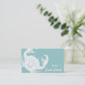 Crab Seafood Visitekaartje (Staand voorkant)