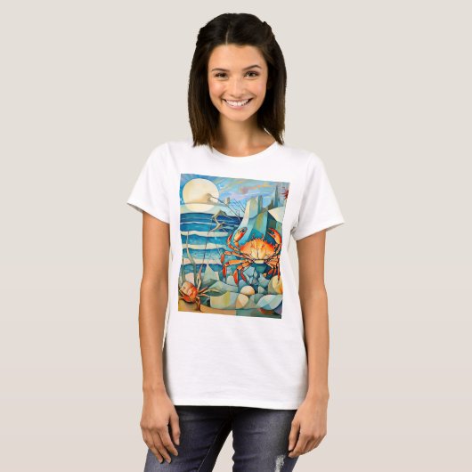 Crab Serenade T-shirt (Voorkant volledig)