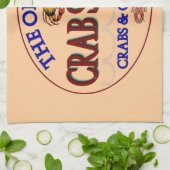 Crab Shack Logo Theedoek (Gevouwen)