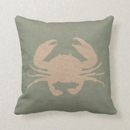Crab Shell Seafoam Green Kussen