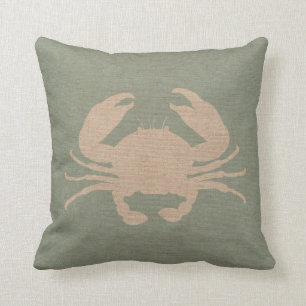 Crab Shell Seafoam Green Kussen