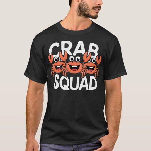 Crab Squad TShirt for Crab Lover Shirt Cool Crab (Voorkant)