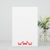 Crab Stationery Briefpapier (Staand voorkant)