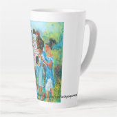 "Crab Table" Latte Mug Mok (Rechterhoek)