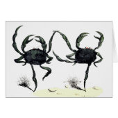 Crab tango danst schattige  zomerkrabben (Voorkant Horizontaal)