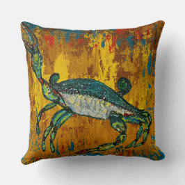 Crab Throw Pillow Kussen