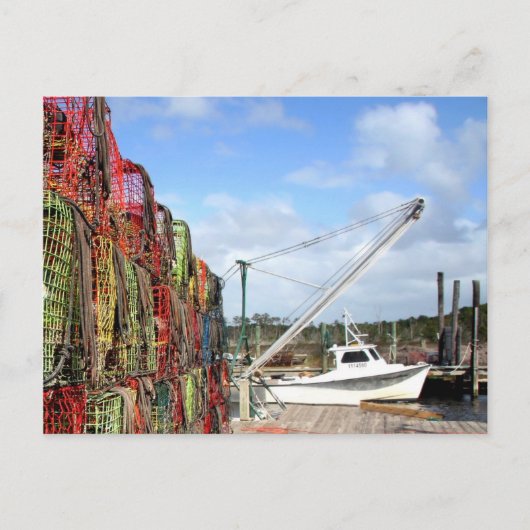 Crab Traps Gestapeld en klaar Briefkaart (Voorkant)