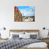 Crab Traps Gestapeld en klaar Canvas Afdruk (Insitu (Slaapkamer))