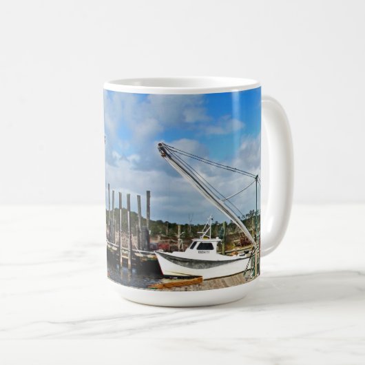 Crab Traps Gestapeld en klaar Koffiemok (Voorkant rechts)