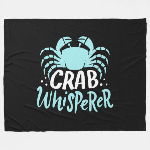 Crab Whisperer Fleece Deken