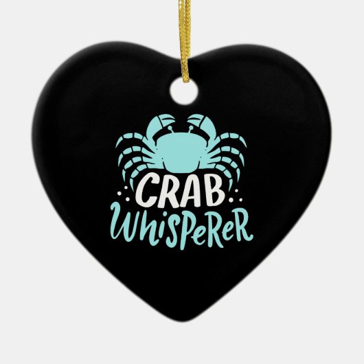 Crab Whisperer Keramisch Ornament (Voorkant)