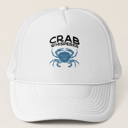 Crab Whisperer Vintage Crabbing Trucker Pet (Voorkant)