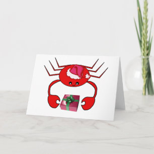 CRAB XMAS-KAARTEN FEESTDAGEN KAART