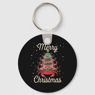 Crab Xmas Tree Crab Christmas Tree Sleutelhanger
