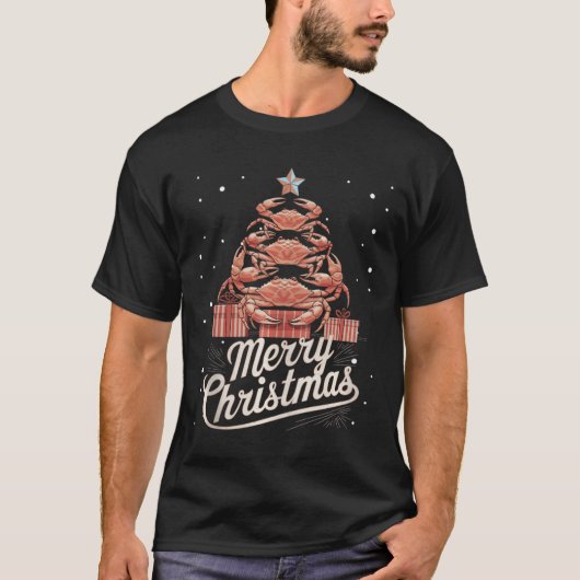 Crab Xmas Tree Crab Christmas Tree Tanktop 3 (Voorkant)