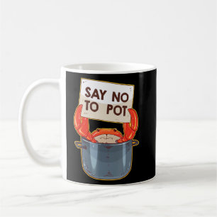 Crab zegt nee tegen krab koffiemok