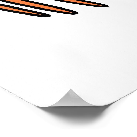 CrabAbsoluut Clawsome Funny Crab Pun Poster (Hoek)