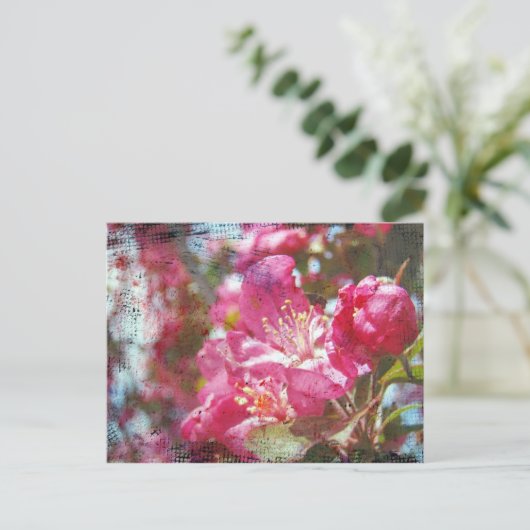 Crabapple Blossom Briefkaart (Staand voorkant)