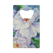 Crabapple Blossom en Peony Creditkaart Flessenopener (Achterkant)
