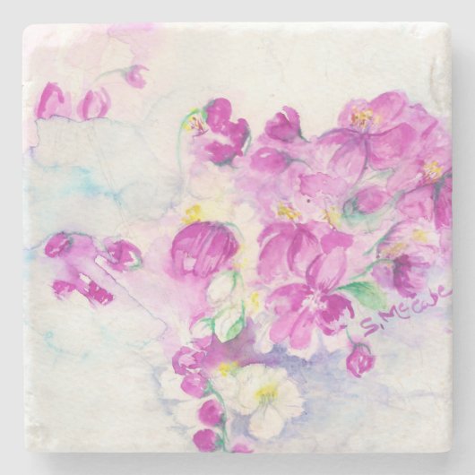 Crabapple blossom Onderzetter (Voorkant)